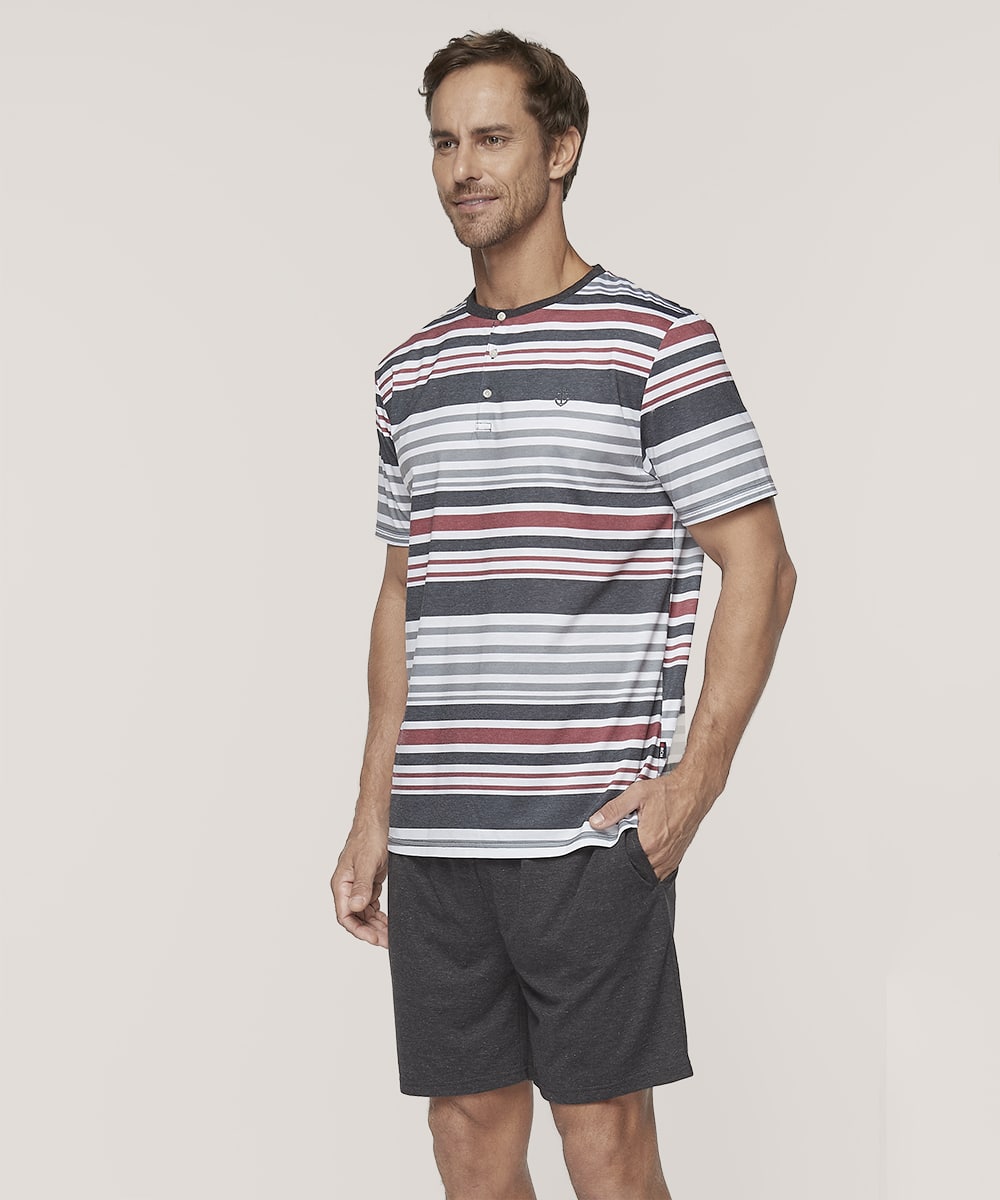 Pijama Cotton Rayas Hombre | Frescura y Confort