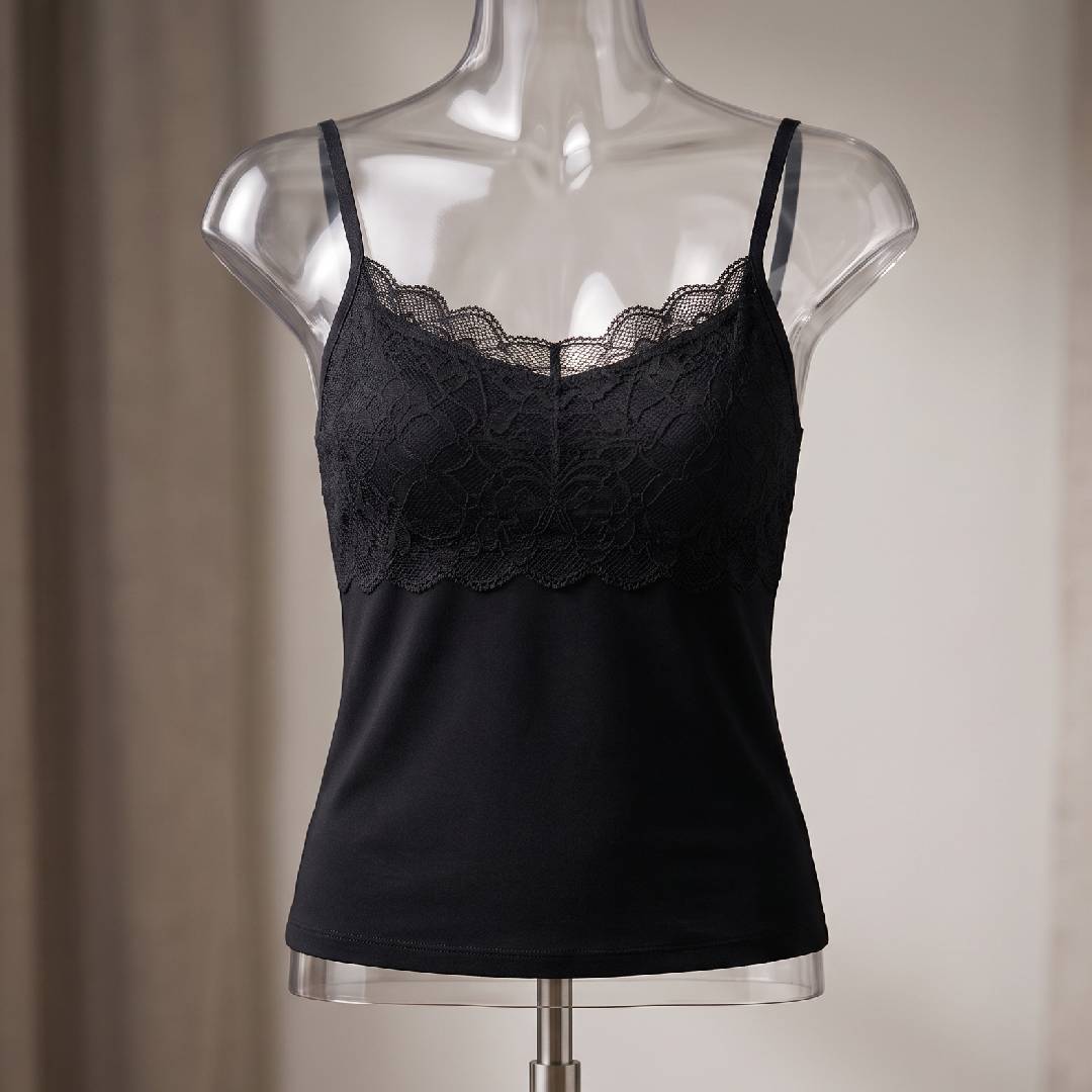 Camiseta Microfibra Encaje | Confort y Estilo Diario