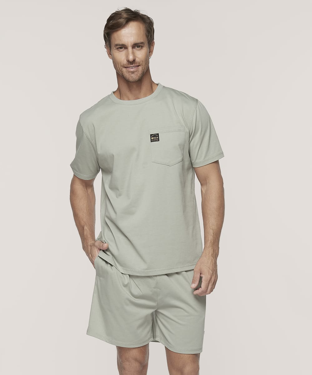Pijama Cotton Unicolor Hombre | Confort y Libertad