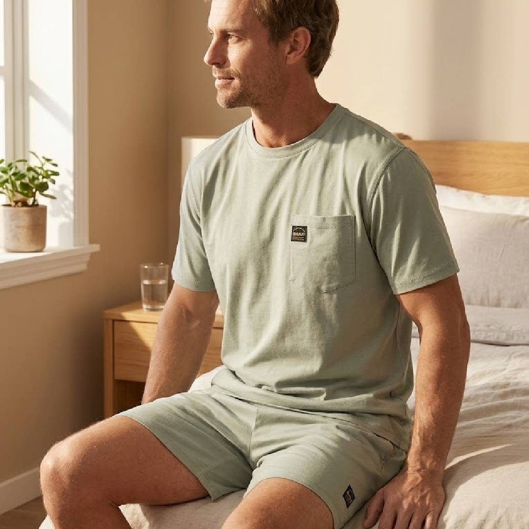 Pijama Cotton Unicolor Hombre | Confort y Libertad
