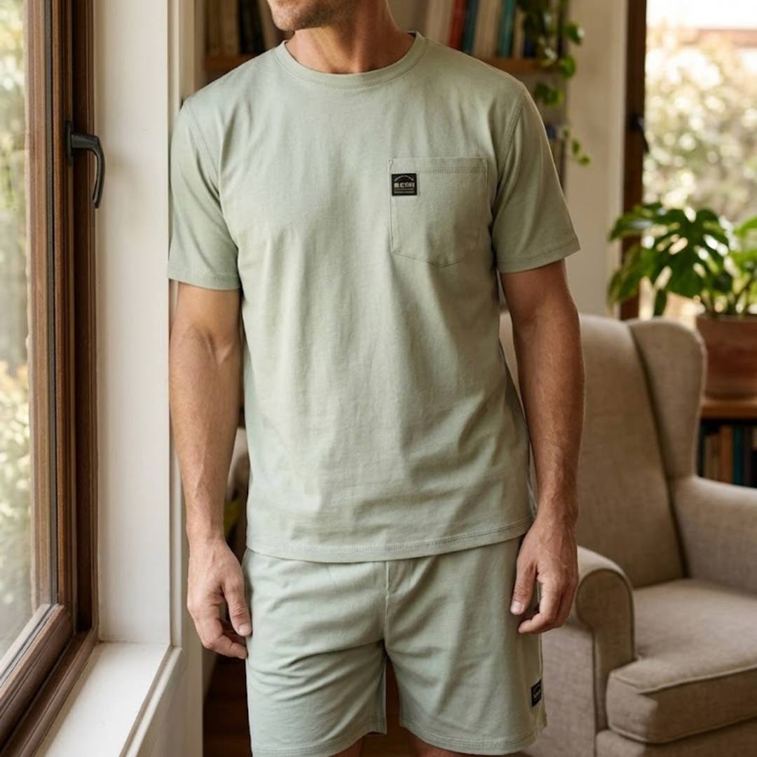 Pijama Cotton Unicolor Hombre | Confort y Libertad