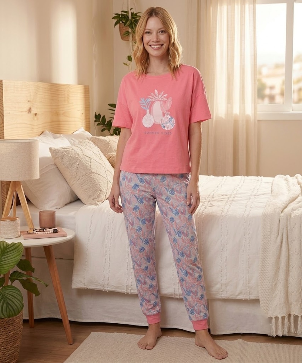 Pijama Algodón Estampado | Suavidad en tus Noches