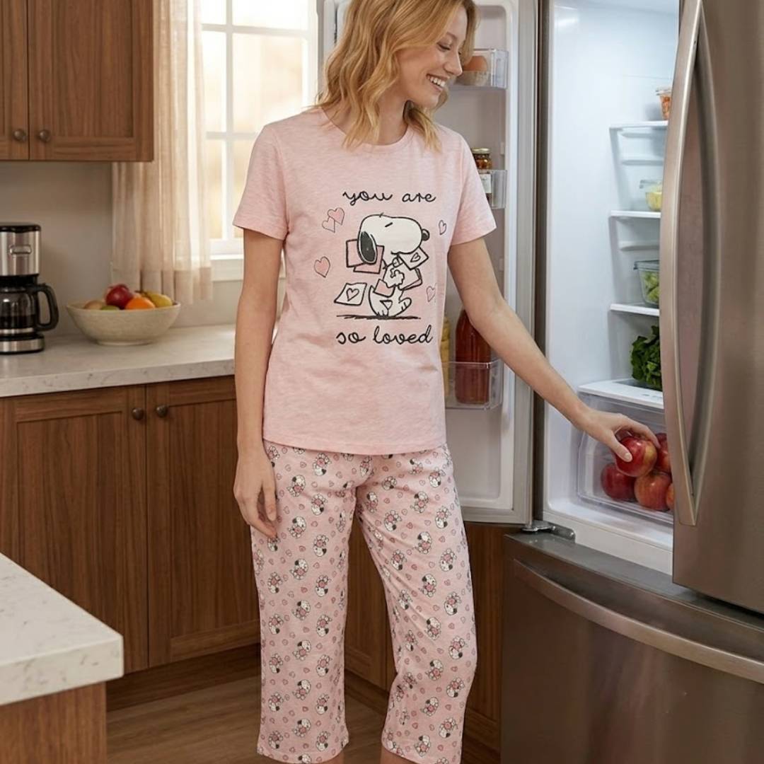 Pijama Cotton Snoopy | Comodidad y Estilo Veraniego