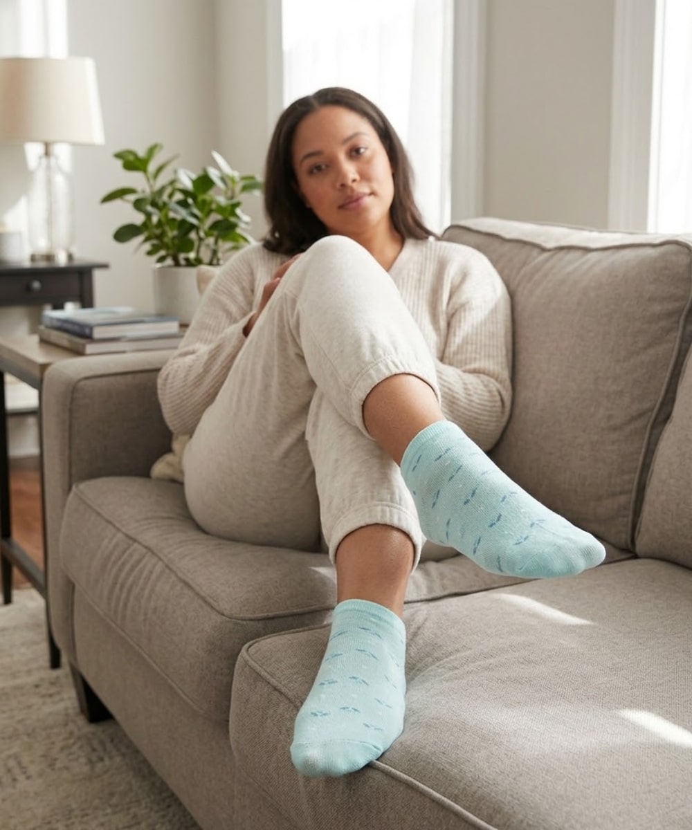 Calcetines Tobilleros Estampados Algodón | Estilo Diario