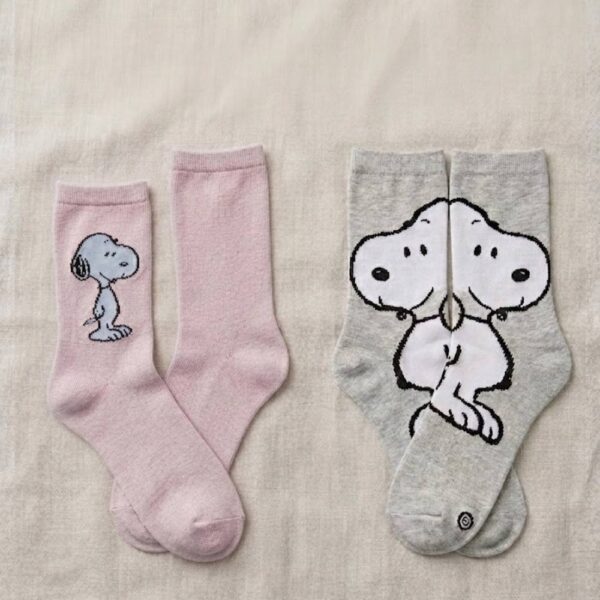 calcetines snoopy mujer