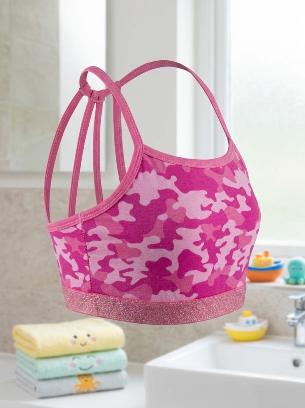 Top Infantil Algodón Glitter | Comodidad y Estilo