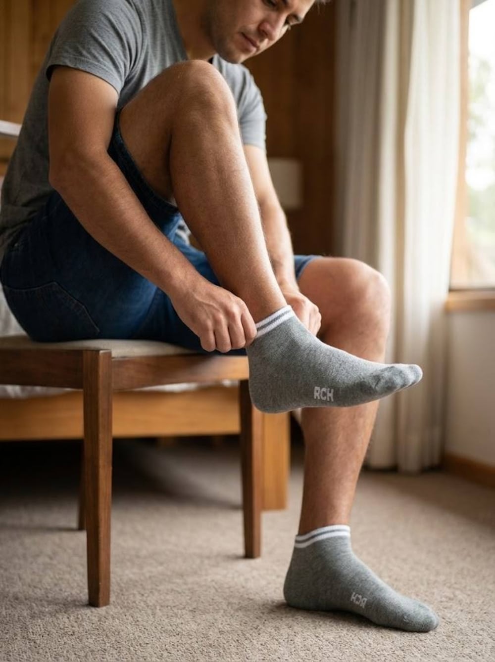 Calcetín Deportivo Algodón Hombre | Comodidad Sin Costuras