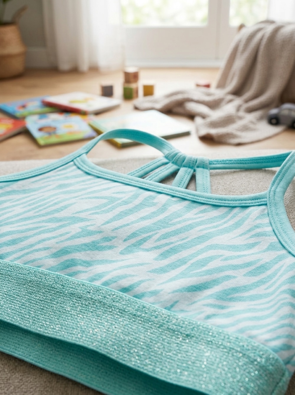 Top Infantil Algodón Glitter | Comodidad y Estilo