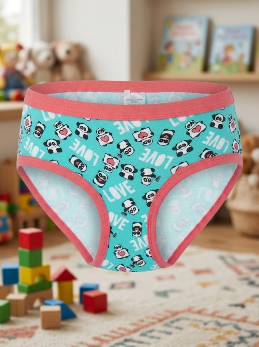 Calzón Cuadro Niña Estampado | Suavidad para su Día