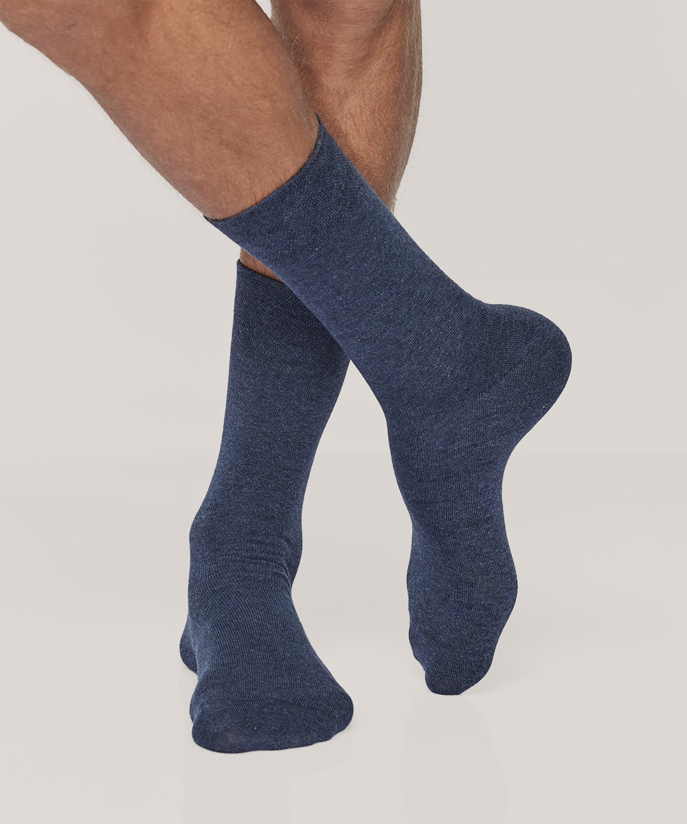 Calcetín Algodón Largo Americano | Confort Diario Masculino