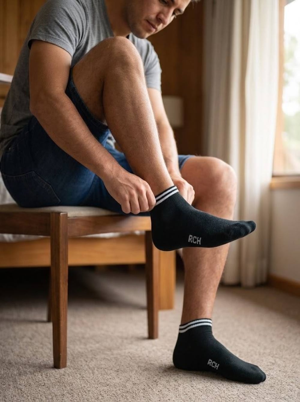 Calcetín Deportivo Algodón Hombre | Comodidad Sin Costuras