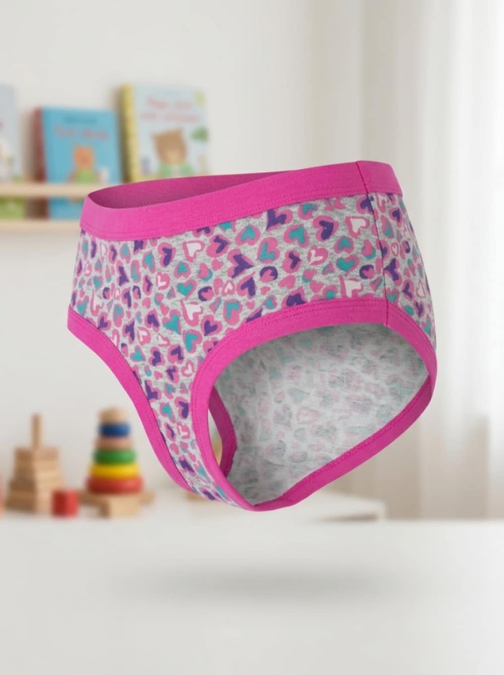 Calzón Cuadro Niña Estampado | Suavidad para su Día