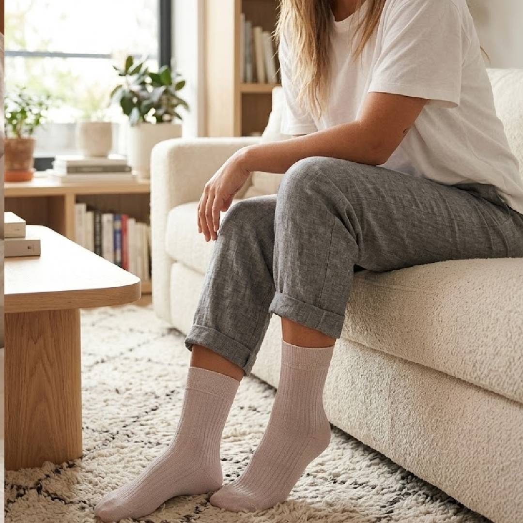 Calcetín Algodón Lurex | Bienestar y Estilo Sin Costuras