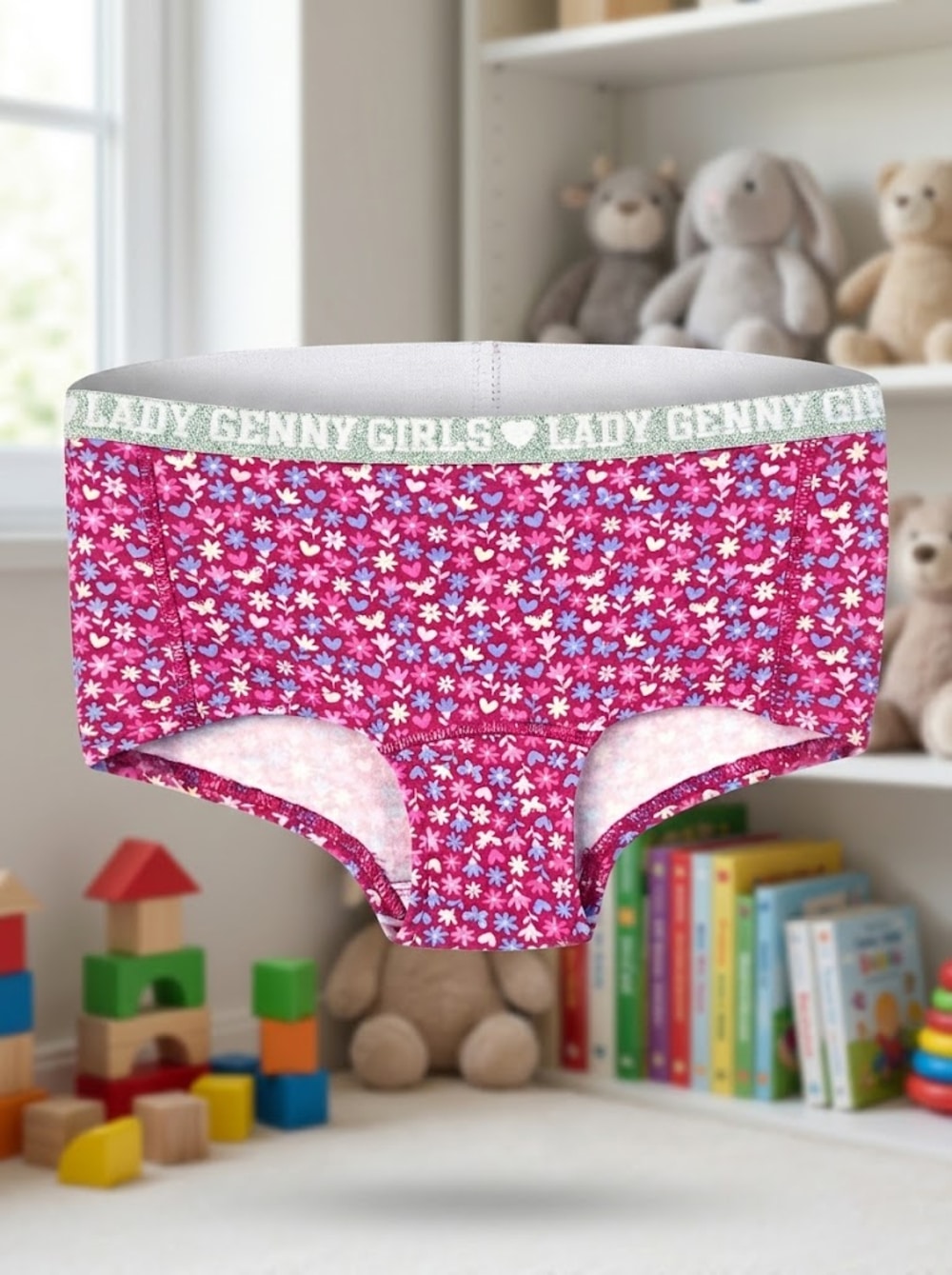 Pantaleta Infantil Algodón Glitter | Comodidad y Estilo