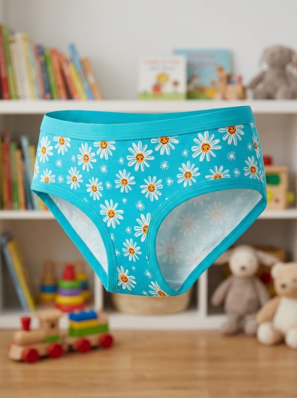 Calzón Cuadro Niña Estampado | Suavidad para su Día