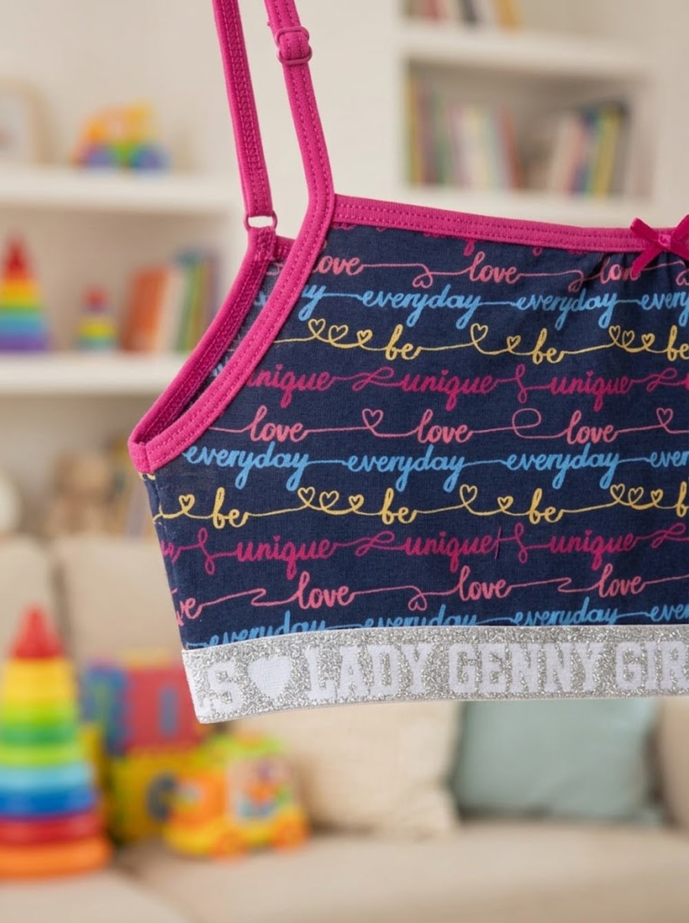 Top Algodón Glitter Niña LADY GENNY | Ligereza y Alegría