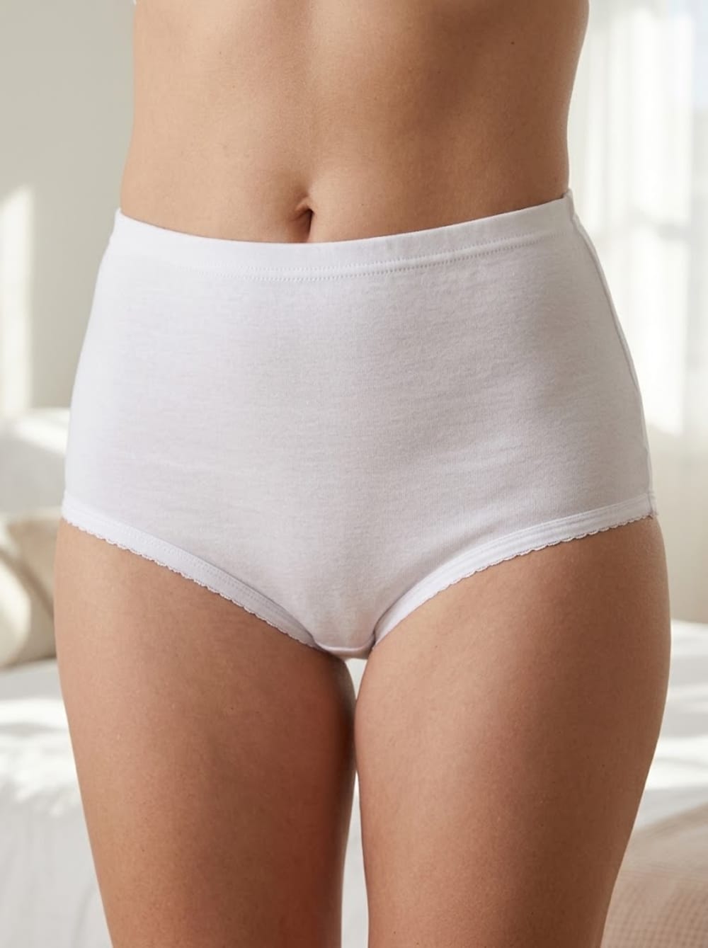 Calzón Alto Algodón Lady Genny | Confort Suave