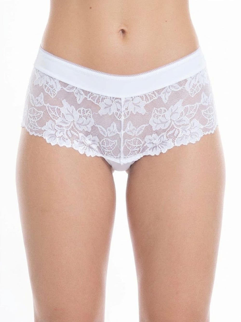 Pantaleta Encaje delicado y microfibra