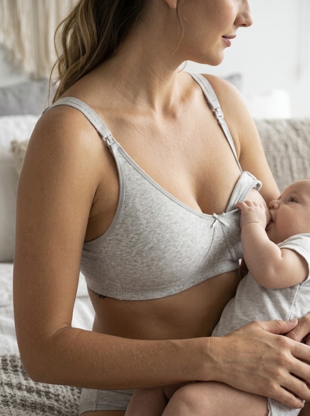 Sosten Cotton Spandex Maternal Copa B
