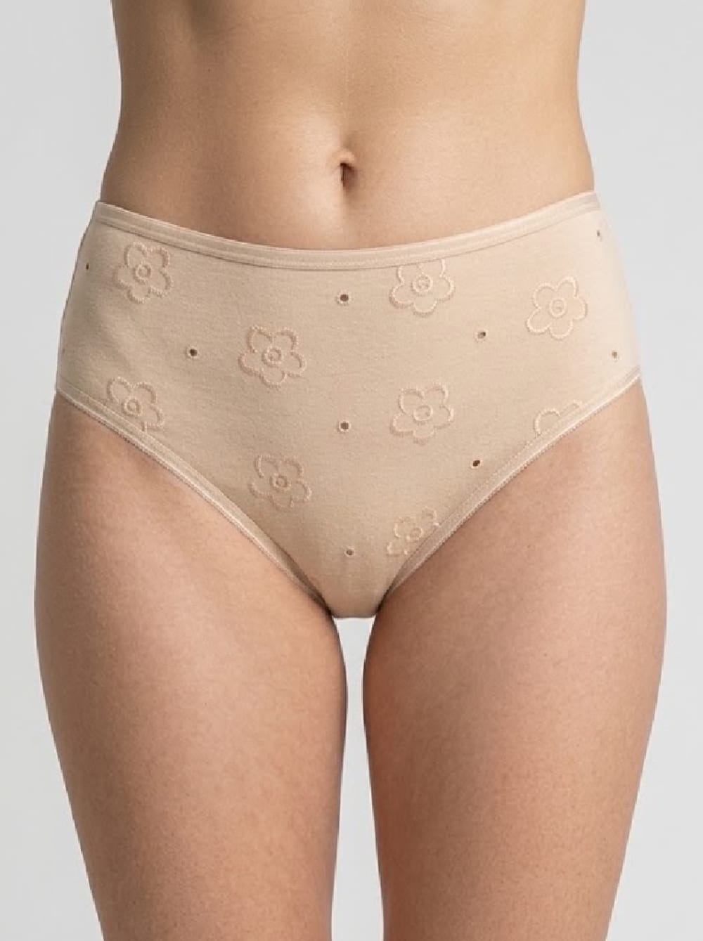 Cuadro Midi Bordado Cotton Spandex