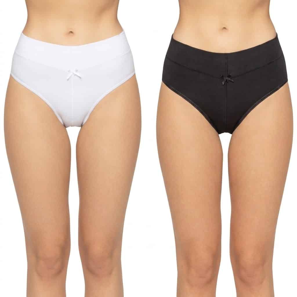 Calzón Bikini Cotton Spandex Pack 2 unidades
