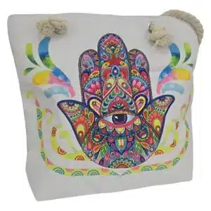 bolso playero estampado