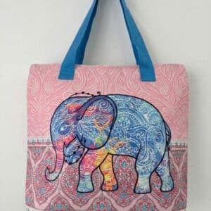 Bolso Playero Elefante Estampado | Estilo y Funcionalidad