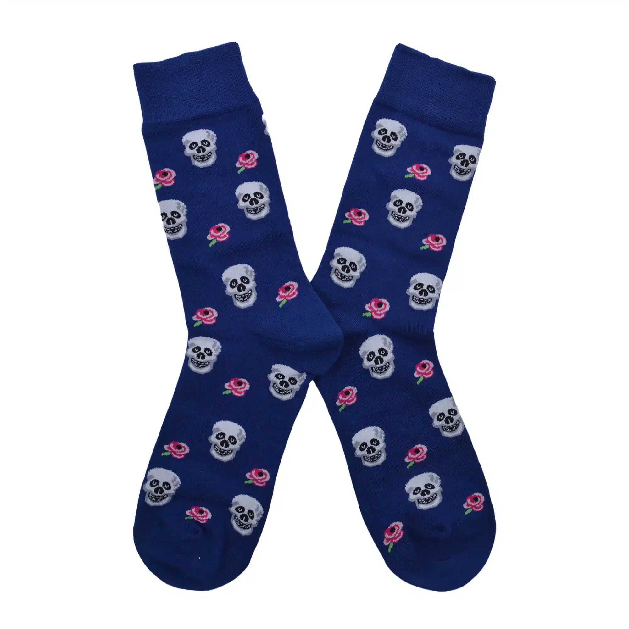 Calcetines de Algodón Calaveras y Rosas | Estilo TORNASOL
