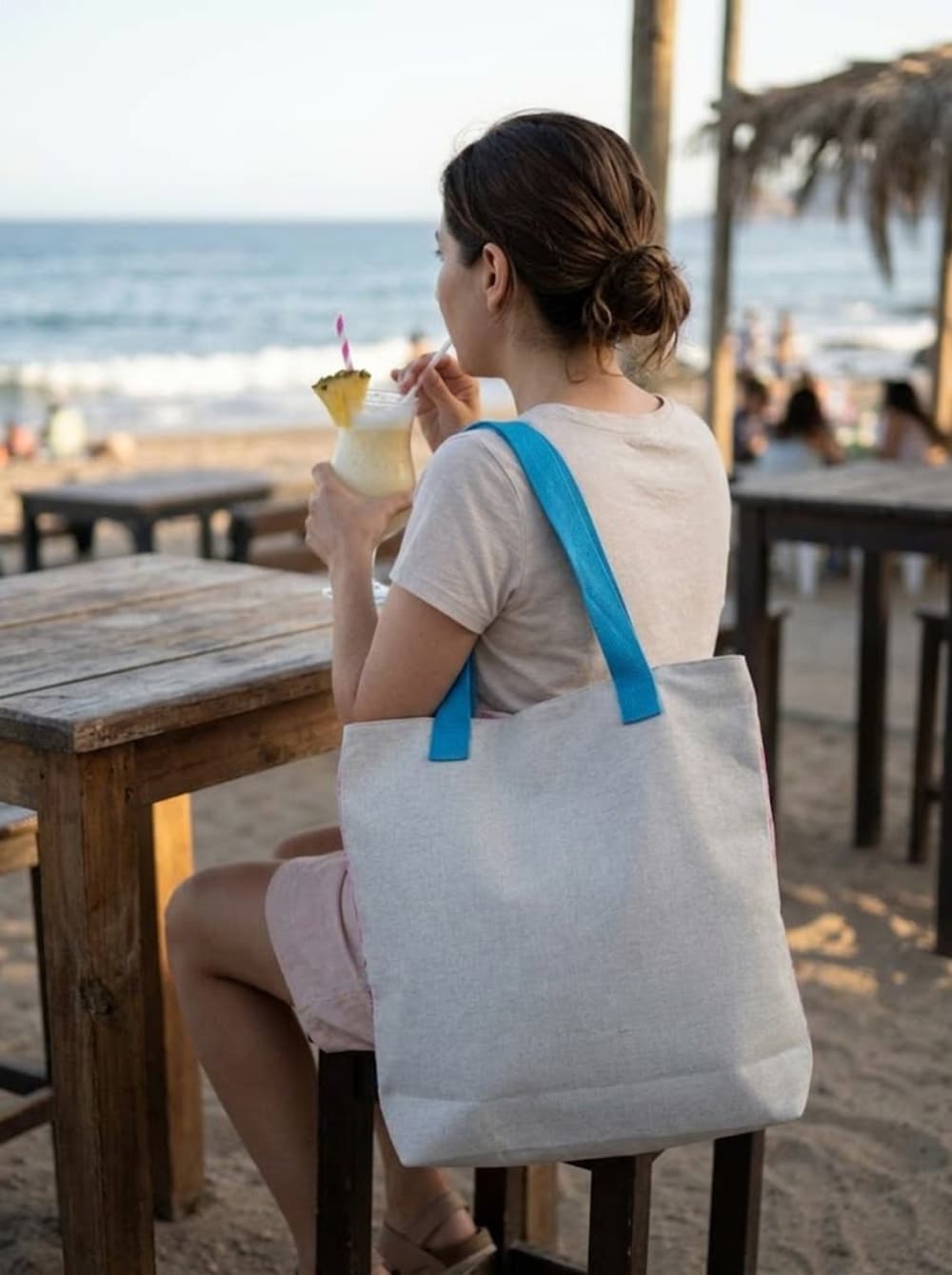 Bolso Playero Elefante Estampado | Estilo y Funcionalidad