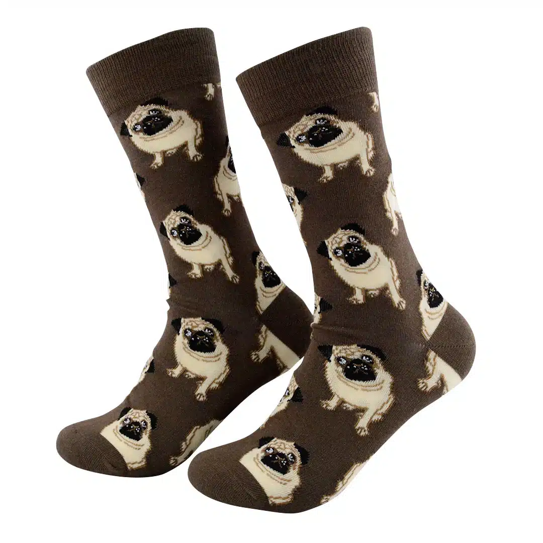 Calcetines de Algodón Perros Pug | Confort Diario TORNASOL