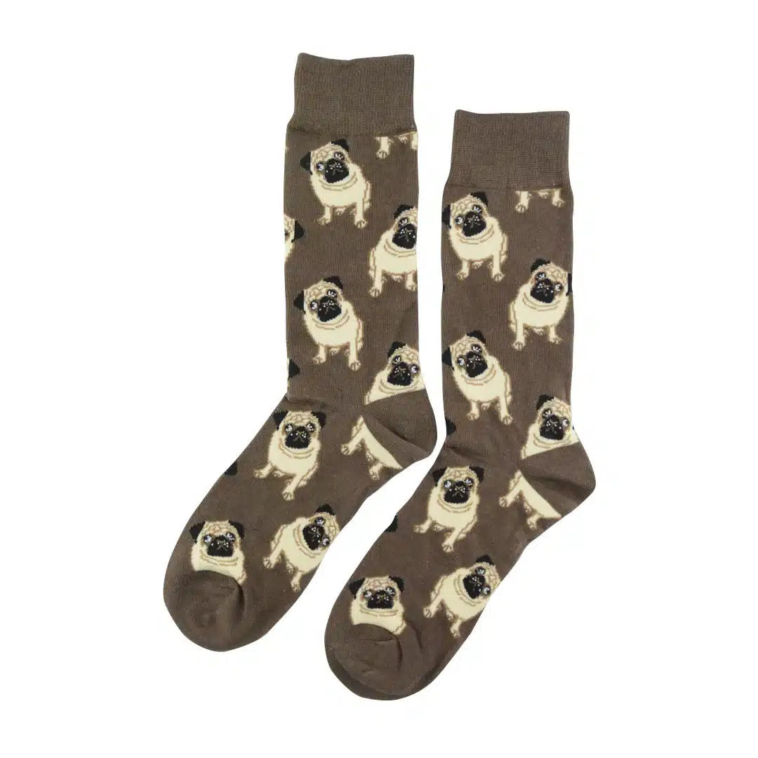 Calcetines de Algodón Perros Pug | Confort Diario TORNASOL