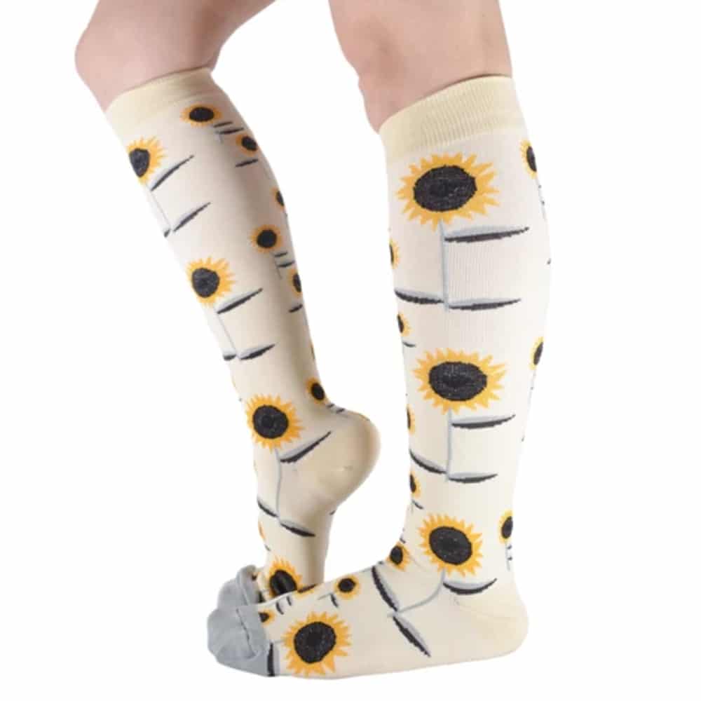 Bucaneras Compresion Mujer Girasoles | Alivio Total