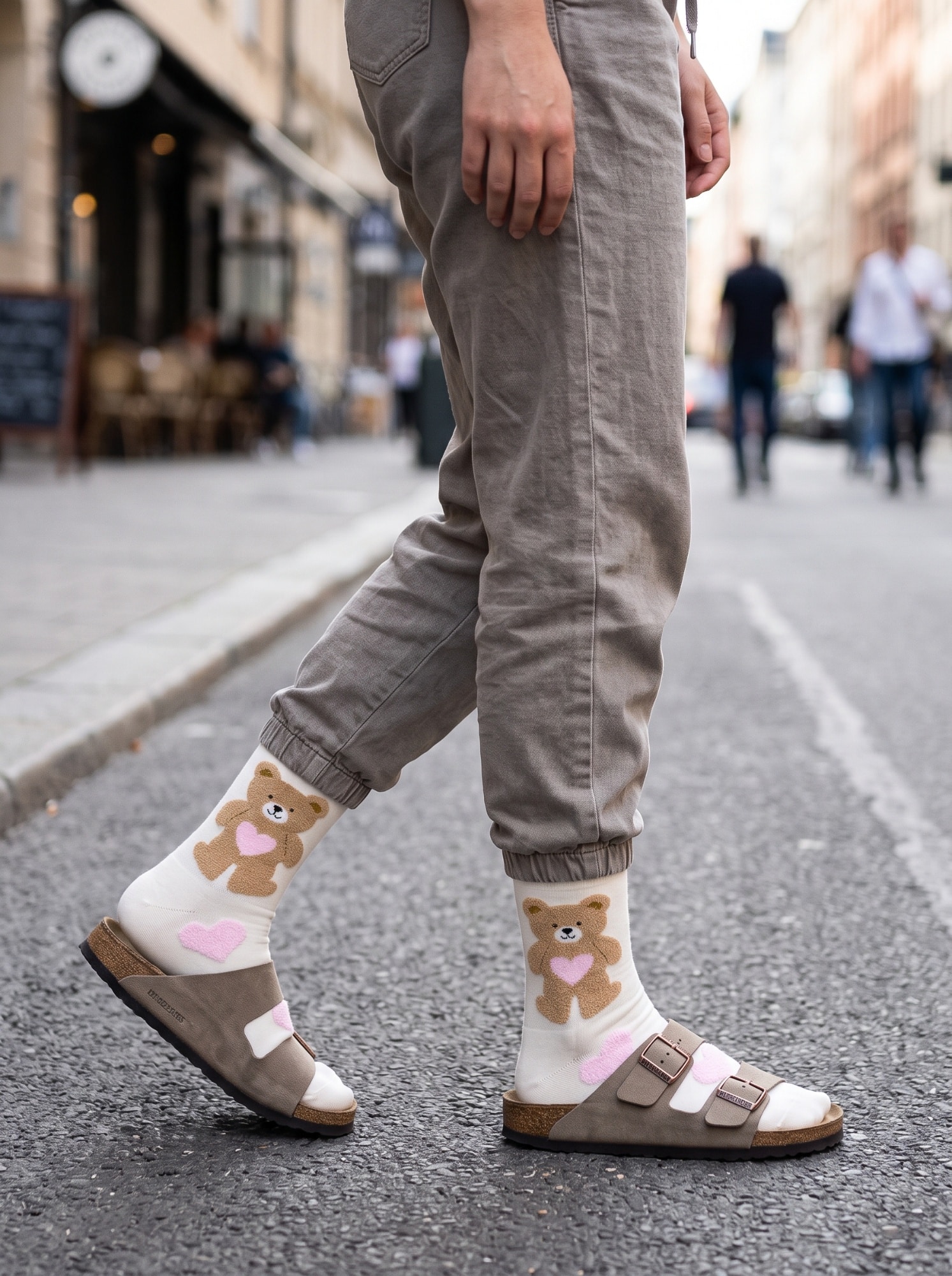 Calcetines Osito Corazón Soquete Algodón | Comodidad con estilo