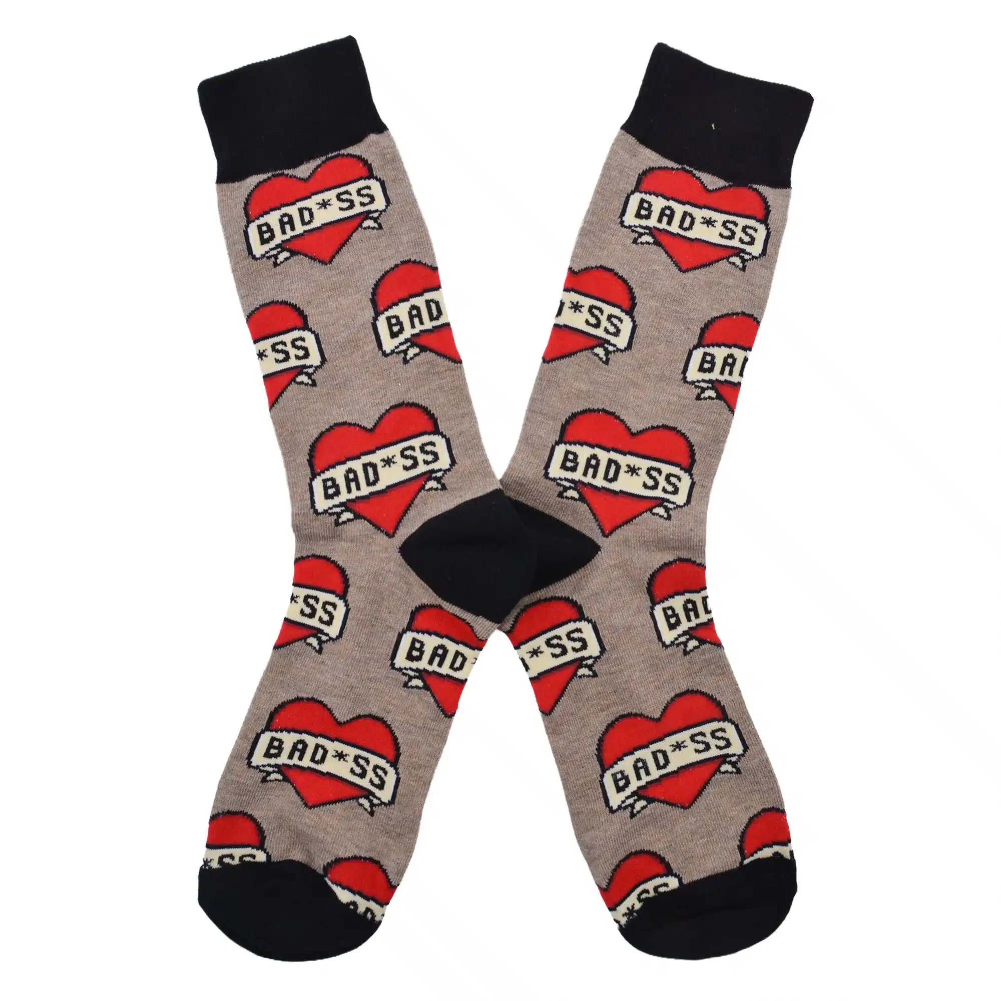 Calcetines de Algodón Corazones Rojos | Confort TORNASOL