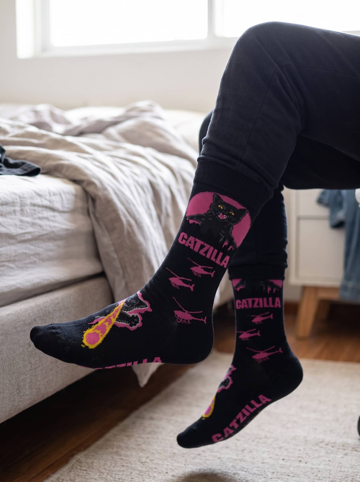 Calcetines Soquete Algodón Osito Corazón Comodidad y Estilo