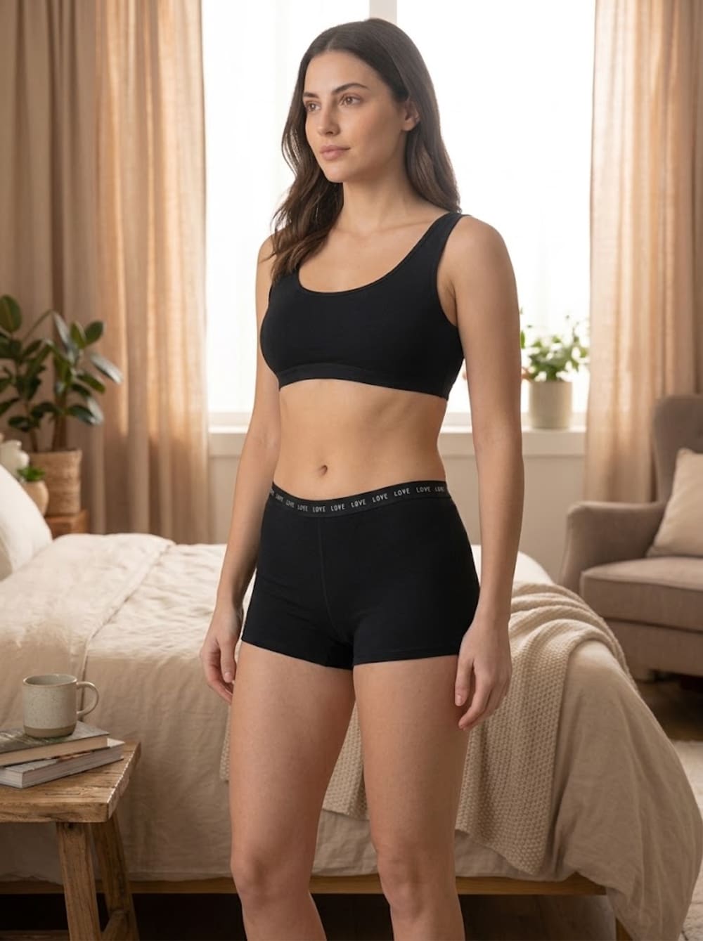 Boxer Con Cintura Estampada