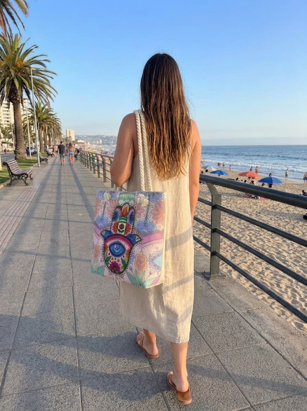 Bolso Playero Estampado | Estilo y Comodidad Veraniega